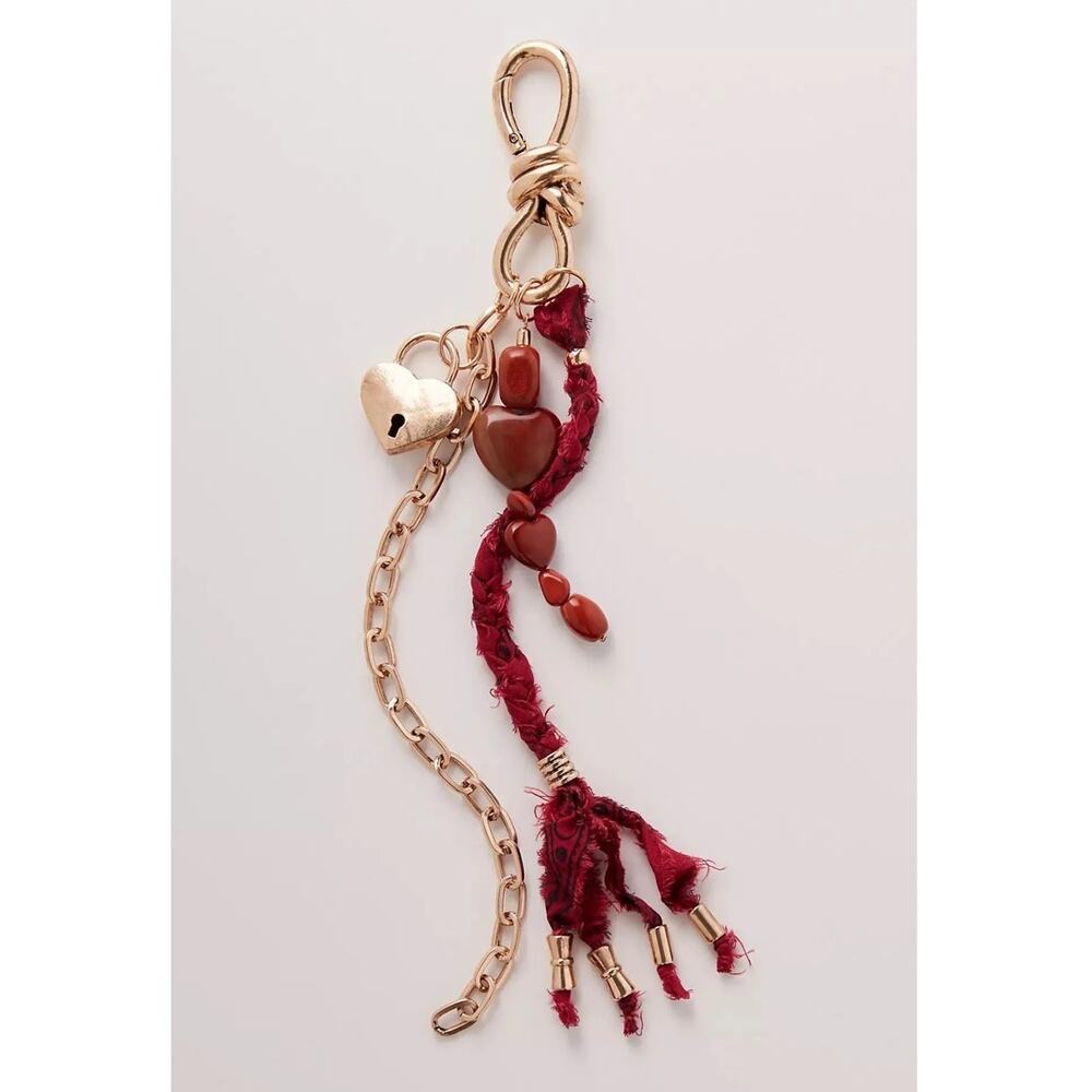Free People | NWT | Red Semi Precious Bag Strand | MSRP $38